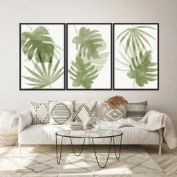 Kit Quadros Decorativos Costela De Adão