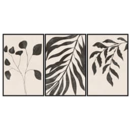Kit Quadros Decorativos Planta Abstrata