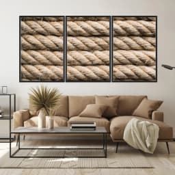 Kit Quadros Decorativos Traçado De Bambu
