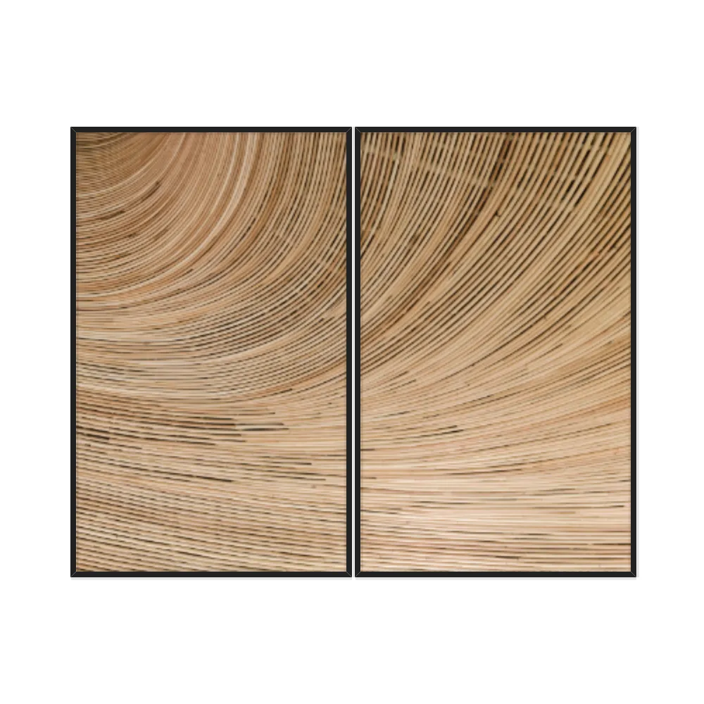 Kit Quadros Decorativos Madeira