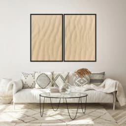 Kit Quadros Decorativos Areia