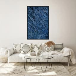 Quadro Decorativo Fio Azul