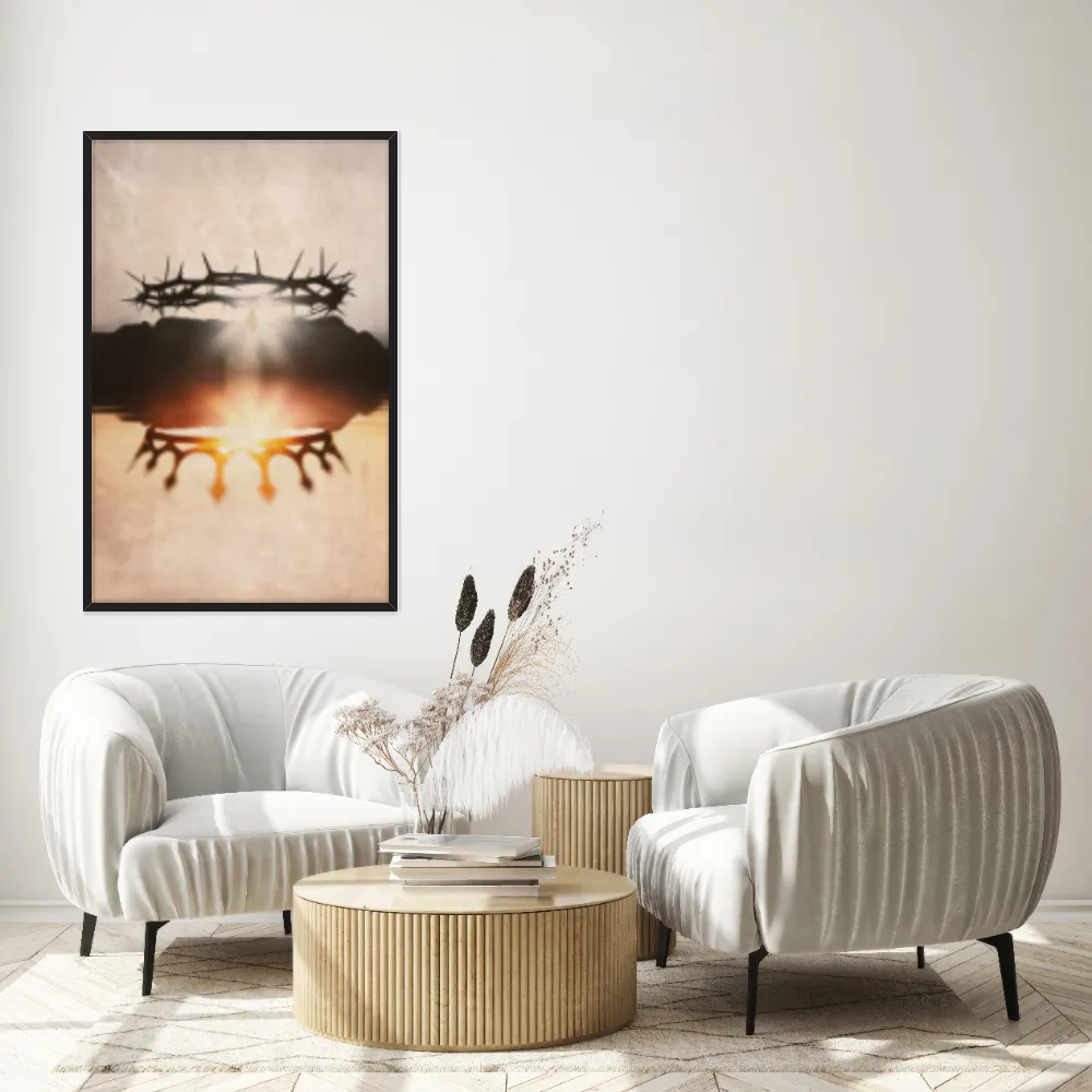 Quadro Decorativo Coroa De Espinhos