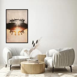 Quadro Decorativo Coroa De Espinhos