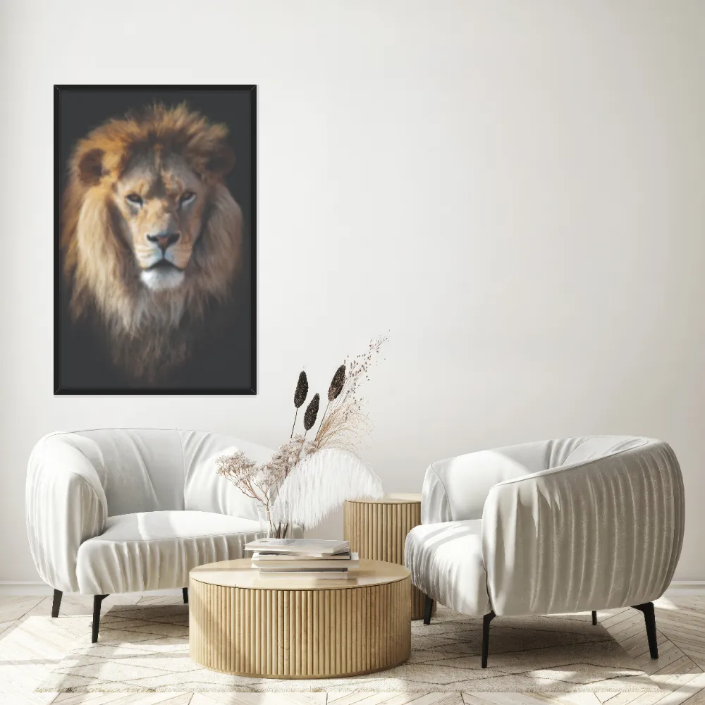 Quadro Decorativo Leão