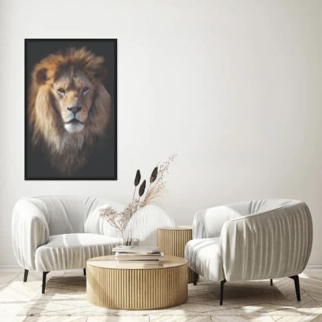 Quadro Decorativo Leão