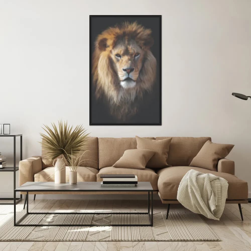 Quadro Decorativo Leão