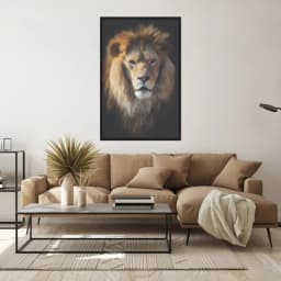 Quadro Decorativo Leão
