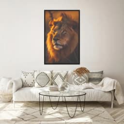 Quadro Decorativo Leão