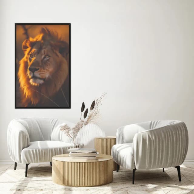 Quadro Decorativo Leão