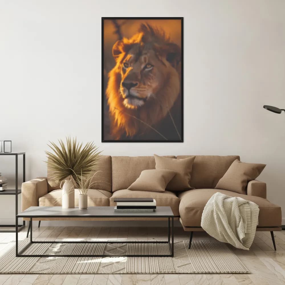 Quadro Decorativo Leão