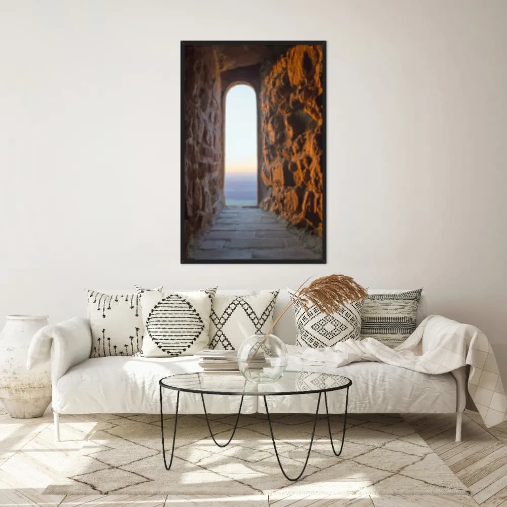Quadro Decorativo Janela De Castelo