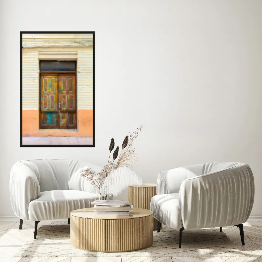 Quadro Decorativo Madeira Colorida