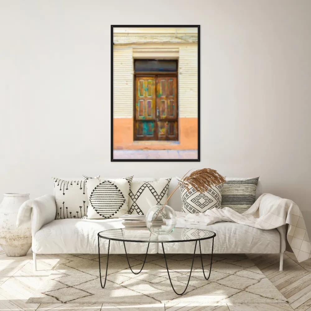 Quadro Decorativo Madeira Colorida