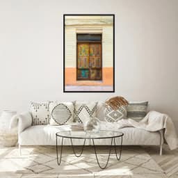 Quadro Decorativo Madeira Colorida