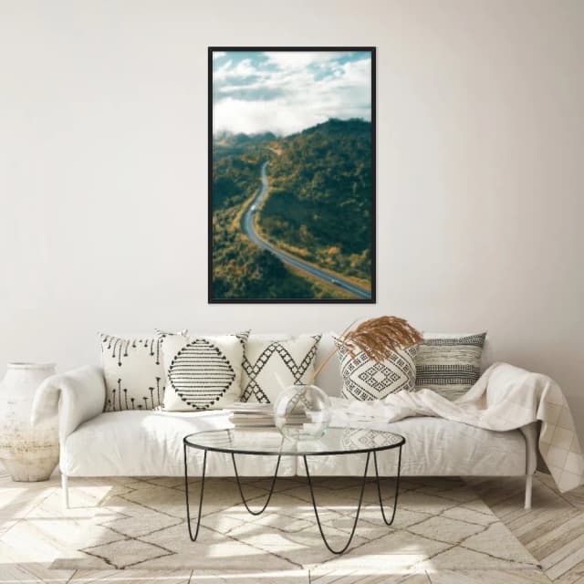 Quadro Decorativo Estrada Com Montanhas