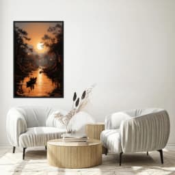 Quadro Decorativo Pôr Do Sol