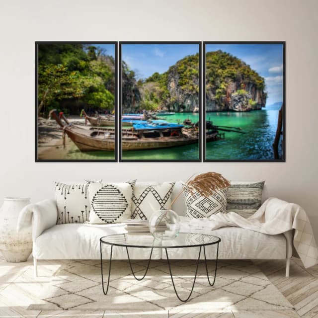 Kit Quadros Decorativos Vista De Montanha