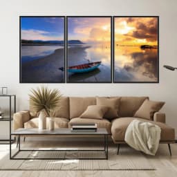 Kit Quadros Decorativos Na Areia