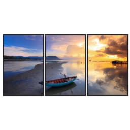 Kit Quadros Decorativos Na Areia