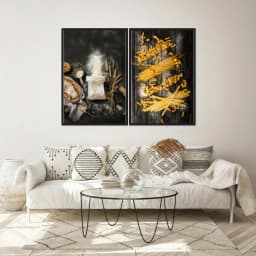 Kit Quadros Decorativos Farinha
