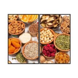 Kit Quadros Decorativos Castanhas E Sementes