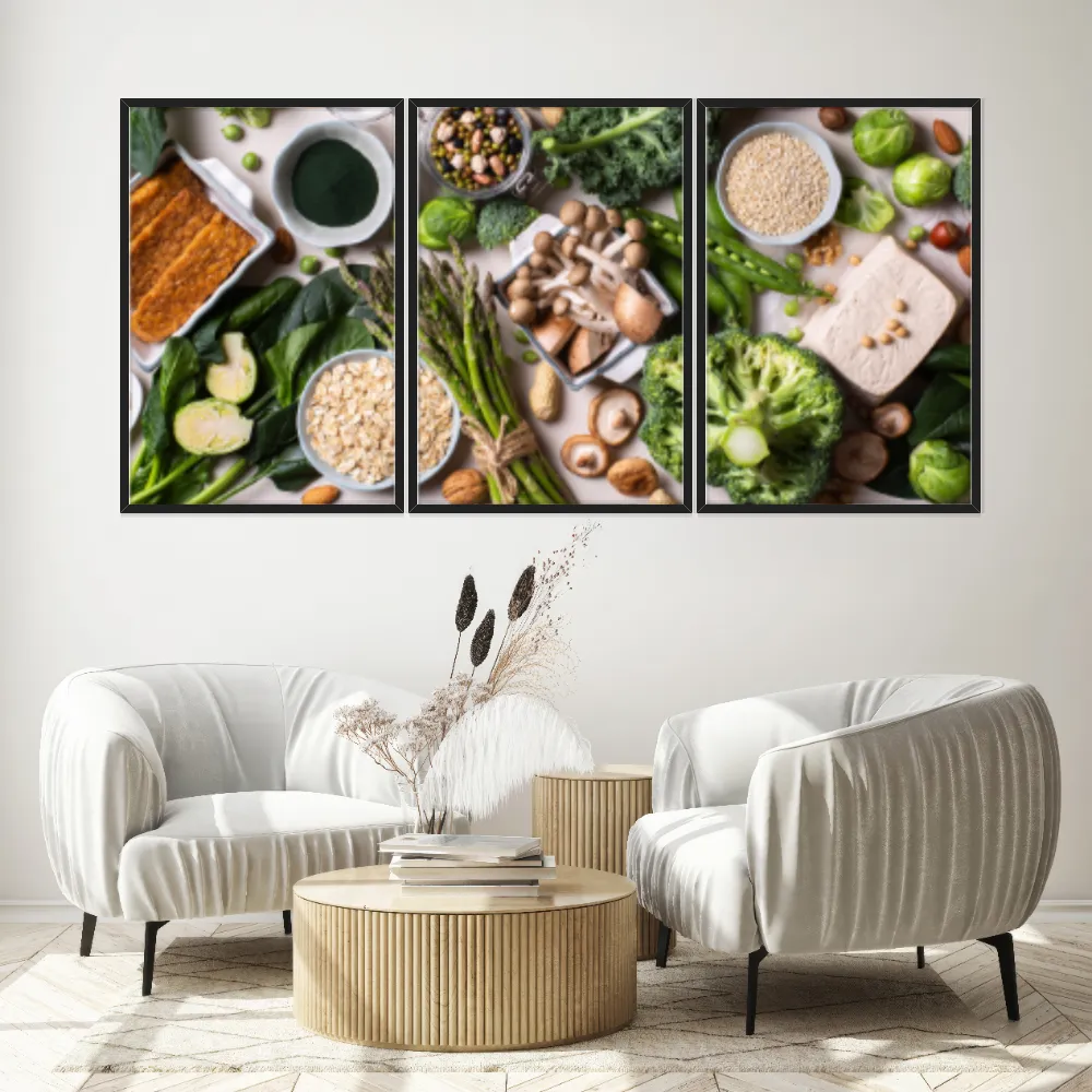 Kit Quadros Decorativos Verduras E Legumes
