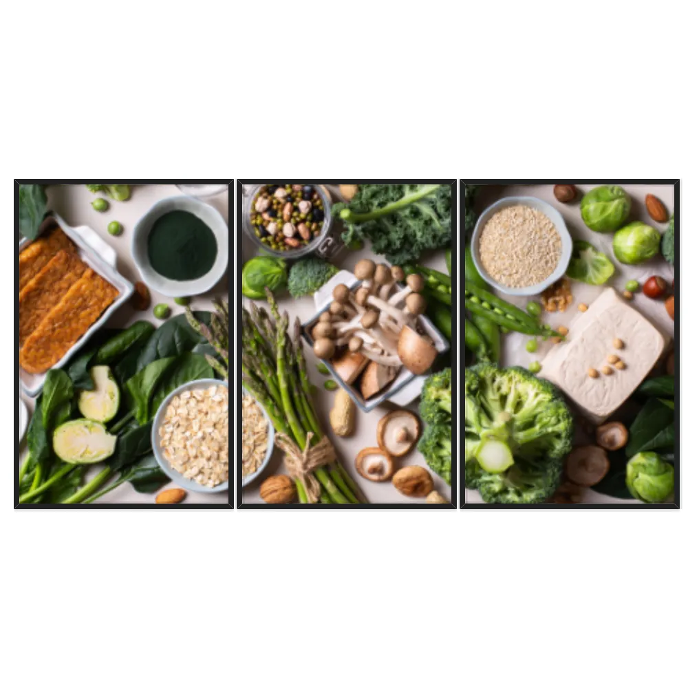Kit Quadros Decorativos Verduras E Legumes