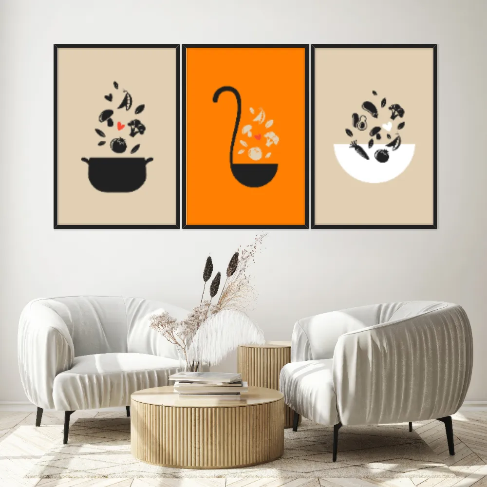 Kit Quadros Decorativos Panela