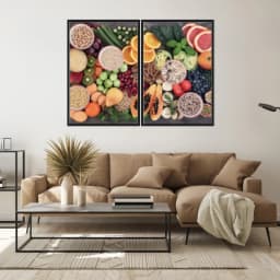 Kit Quadros Decorativos Verduras E Legumes