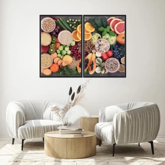 Kit Quadros Decorativos Verduras E Legumes