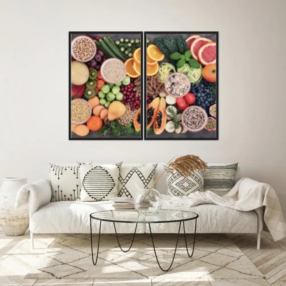 Kit Quadros Decorativos Verduras E Legumes