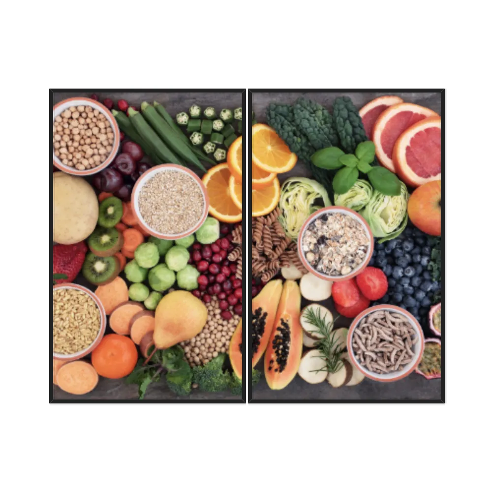 Kit Quadros Decorativos Verduras E Legumes