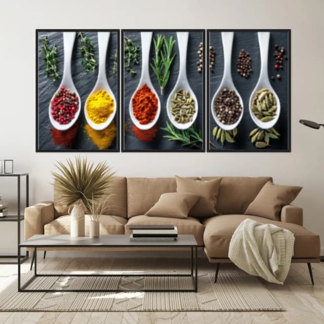 Kit Quadros Decorativos Tempero