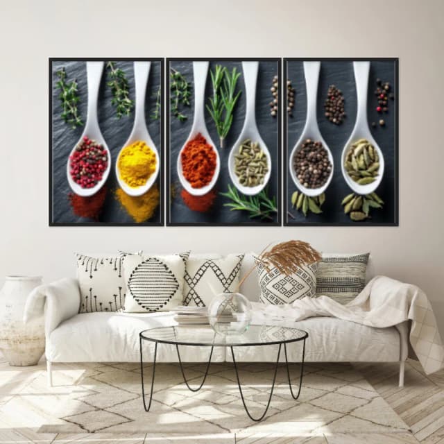 Kit Quadros Decorativos Tempero