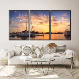 Kit Quadros Decorativos Mar