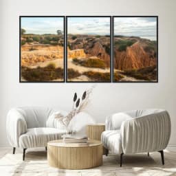 Kit Quadros Decorativos Rocha