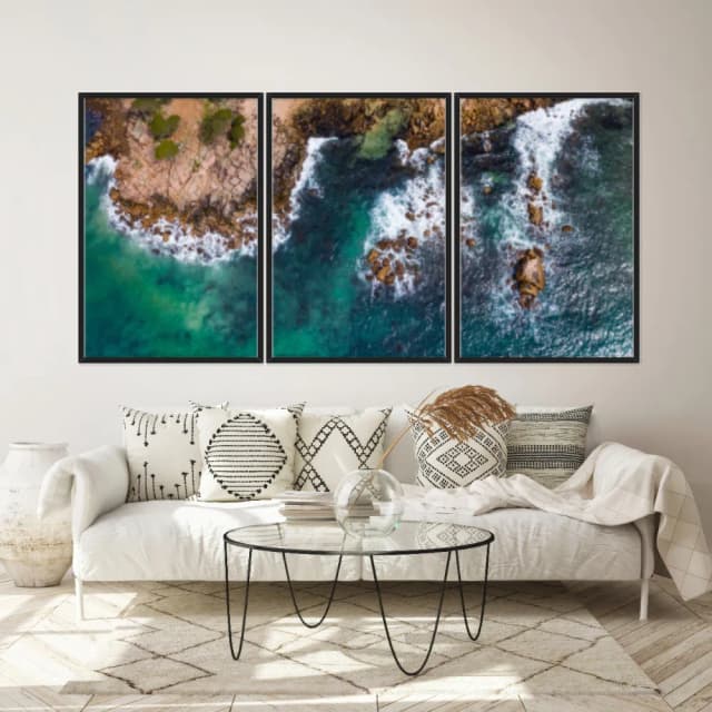 Kit Quadros Decorativos Mar