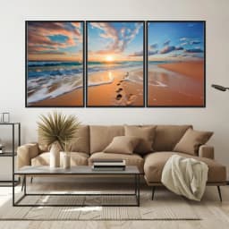 Kit Quadros Decorativos Mar