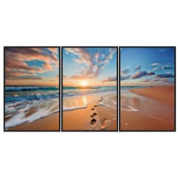 Kit Quadros Decorativos Mar