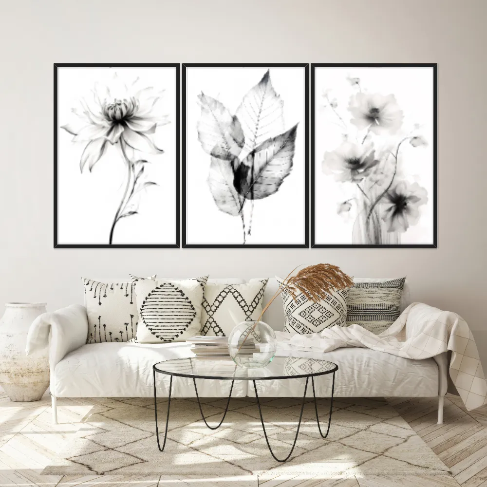 Kit Quadros Decorativos Minimalista