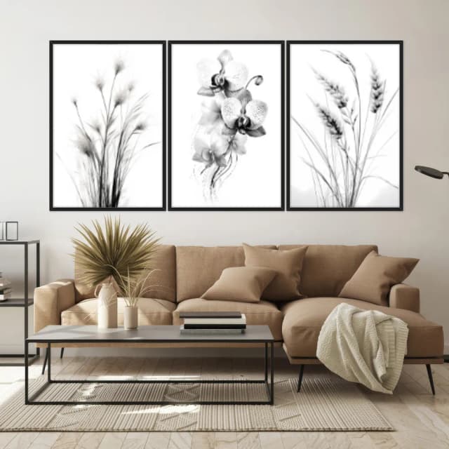 Kit Quadros Decorativos Minimalista