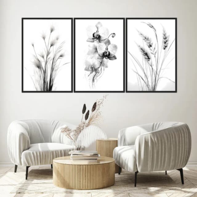 Kit Quadros Decorativos Minimalista