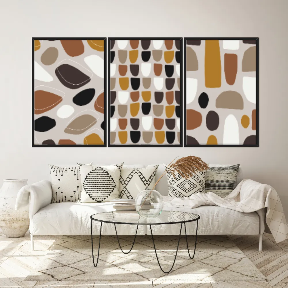 Kit Quadros Decorativos Orgânico