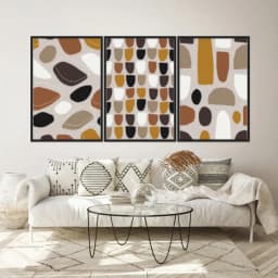 Kit Quadros Decorativos Orgânico