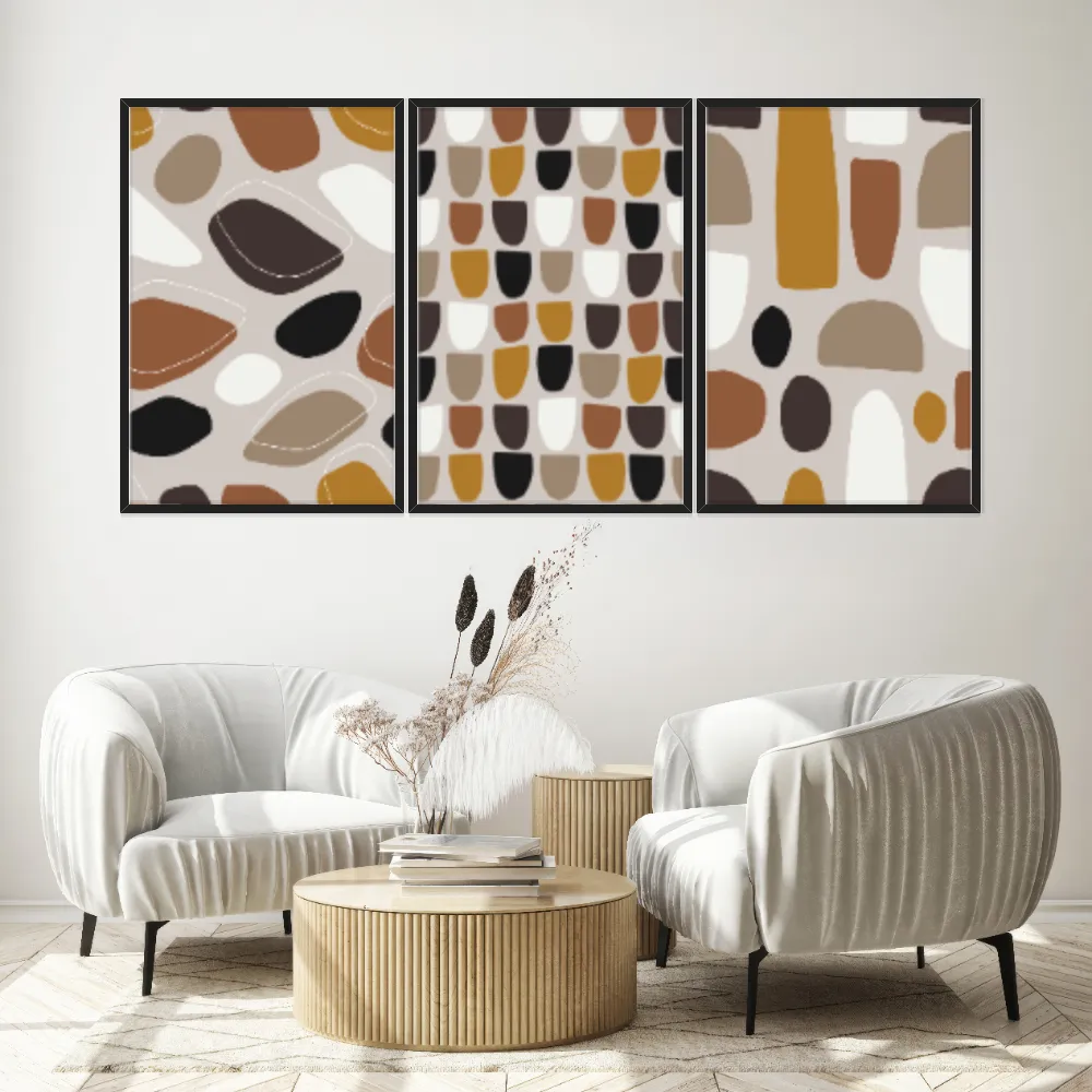 Kit Quadros Decorativos Orgânico