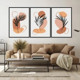 Kit Quadros Decorativos Tropical