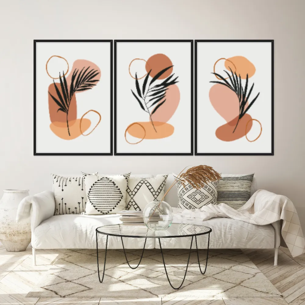 Kit Quadros Decorativos Tropical