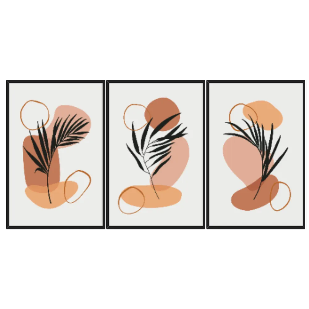 Kit Quadros Decorativos Tropical