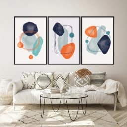 Kit Quadros Decorativos Minimalista